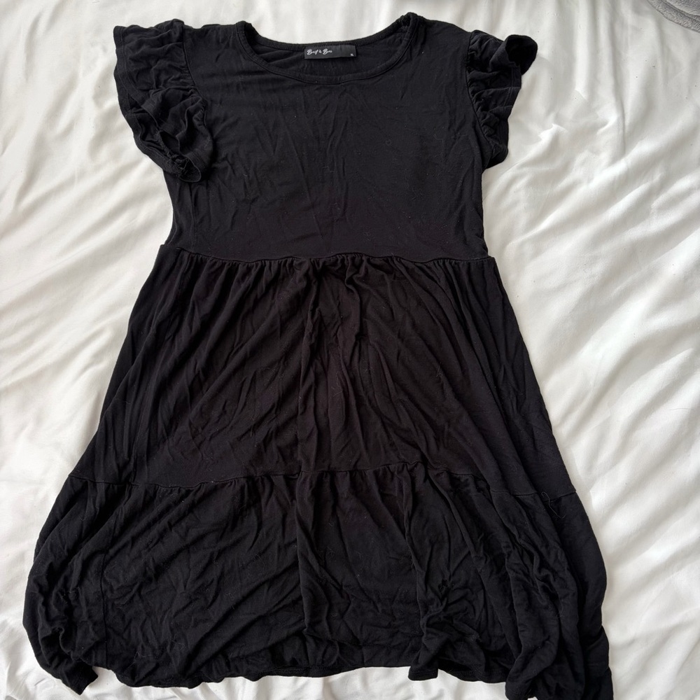 3/$25 Elegant Black Midi Dress